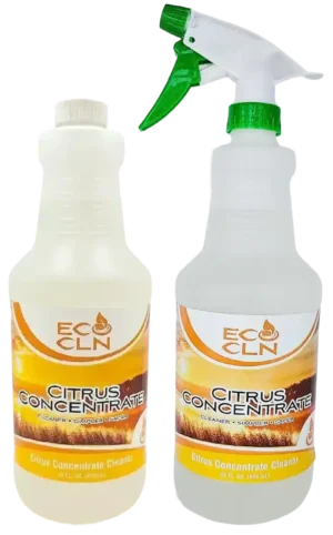 Eco Cln Starter Kit with Citrus Concentrate quart, dilution bottle and sprayer