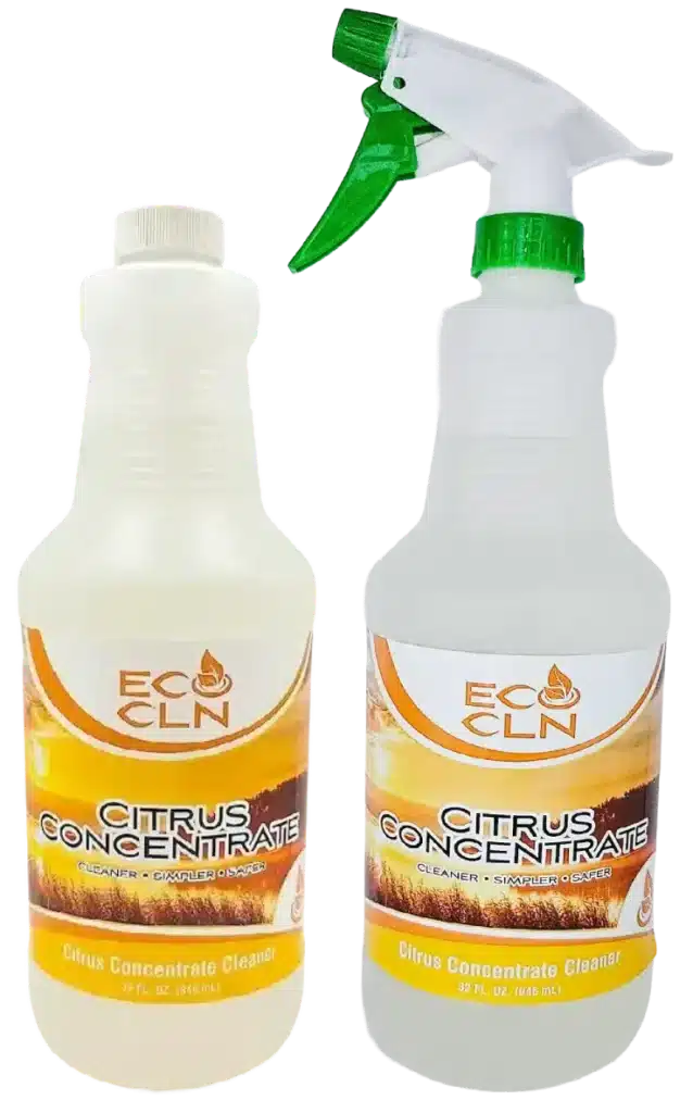 Eco Cln Starter Kit with Citrus Concentrate quart, dilution bottle and sprayer