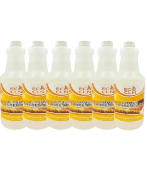 Eco Cln Citrus Concentrate natural cleaning solution 1 case, 6 quarts
