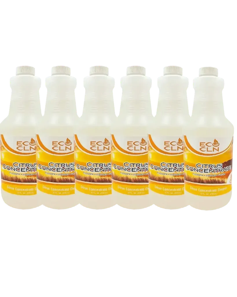 Eco Cln Citrus Concentrate natural cleaning solution 1 case, 6 quarts