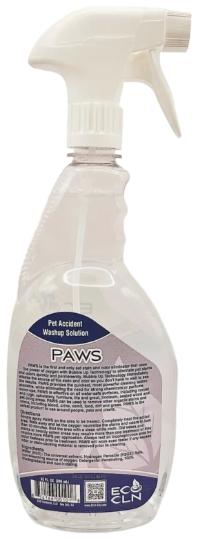 Eco Cln PAWS pet accident cleanup stain remover