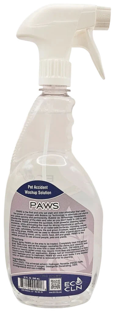 Eco Cln PAWS pet accident cleanup stain remover
