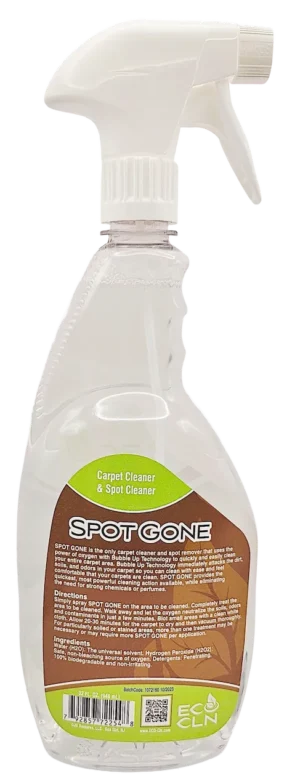Eco Cln Spot Gone carpet cleaner and spot remover bottle