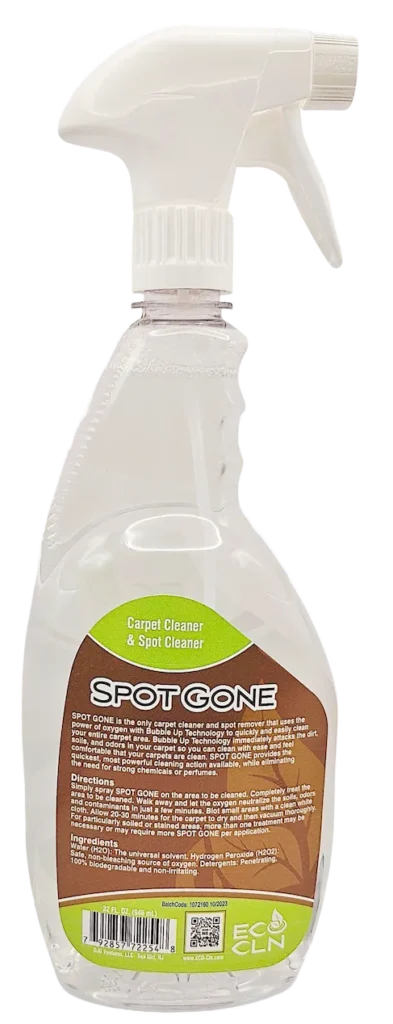 Eco Cln Spot Gone carpet cleaner and spot remover bottle