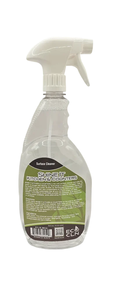 Eco Cln Shine-It kitchen and counter cleaner bottle