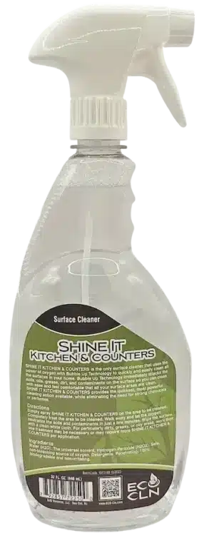 Eco Cln Shine-It kitchen and counter cleaner bottle