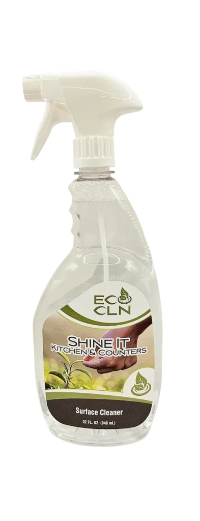 Eco Cln Shine-It kitchen surface cleaner spray bottle