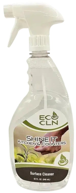 Eco Cln Shine-It kitchen surface cleaner spray bottle