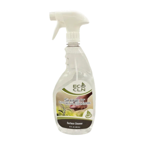 Eco Cln Shine-It kitchen surface cleaner bottle for grease and grime