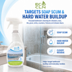 Eco Cln Powerhouse Bathroom Cleaner for soap scum and hard water buildup