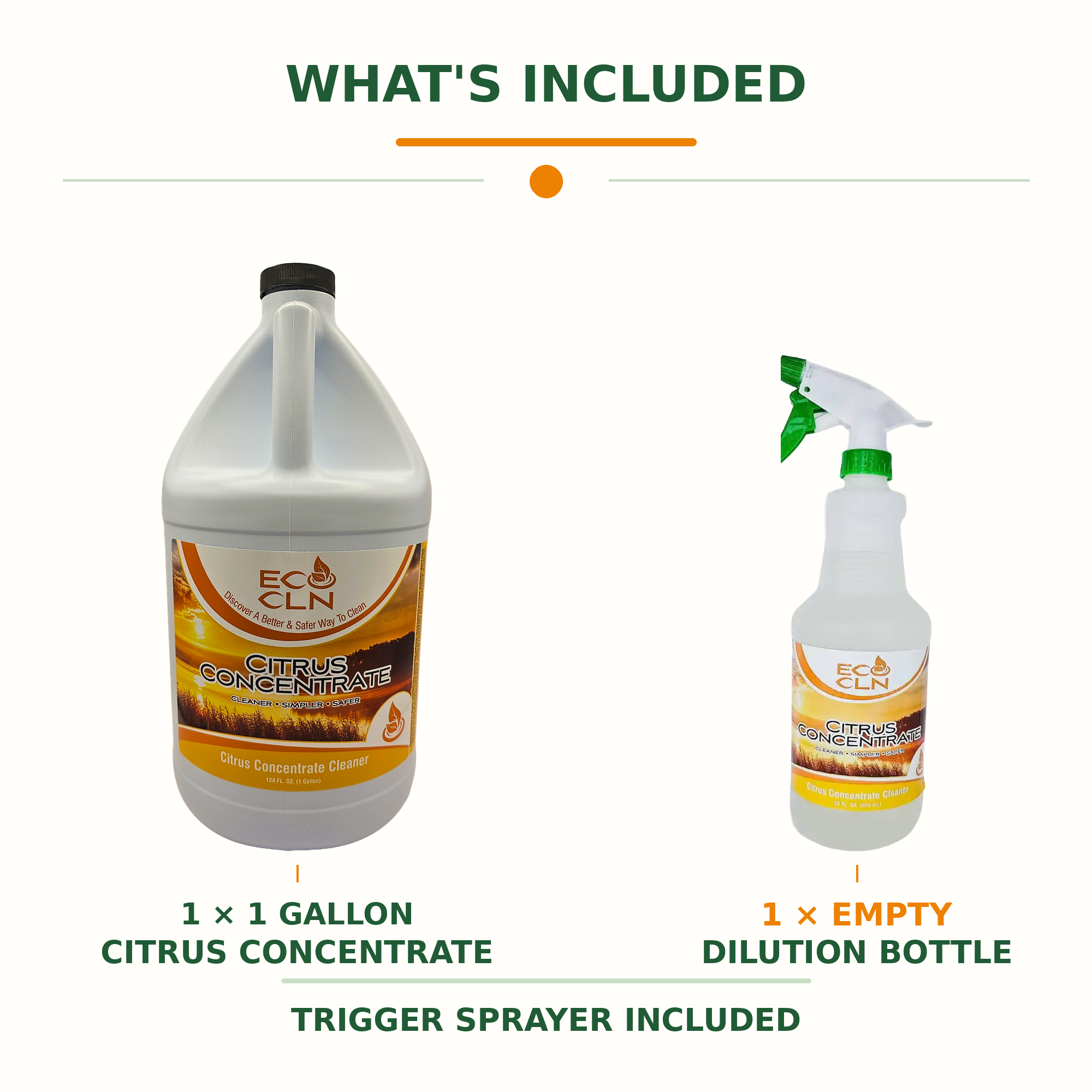 Products included in the Eco Cln Jumbo Kit