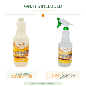 Products included in the Eco Cln Citrus Concentrate Starter Kit